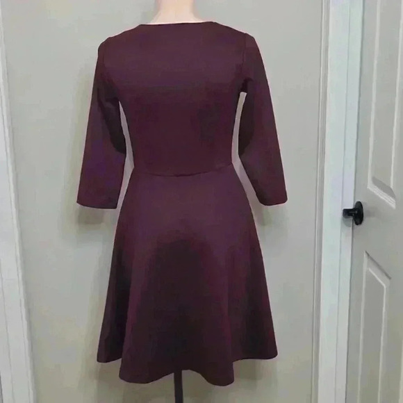 Isaac Mizrahi Live! Plum Fitted Dress Size‎ XXS - Picture 4 of 6